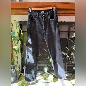 Citizens Of Humanity Straight Leg Denim | Black | 26